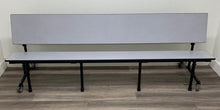 Load image into Gallery viewer, 8ft Mobile Convertible Bench Table, Gray, Adult Size (RF)