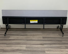 Load image into Gallery viewer, 8ft Mobile Convertible Bench Table, Gray, Adult Size (RF)