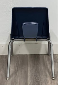 16 inch Artco Bell Uniflex Student Chair, Navy Blue (RF)