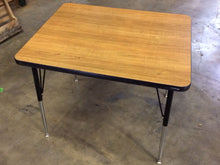 Load image into Gallery viewer, 24in x 36in Rectangle Activity Table, Adjustable Legs, Wood Grain Top (RF)