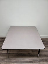 Load image into Gallery viewer, 48&quot; x 48&quot; Square Activity Table, Adjustable Legs, Gray Top (RF)
