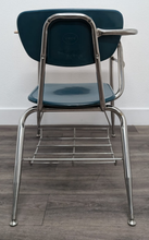 Load image into Gallery viewer, Virco Combo Desk, Teal Hard Plastic Seat, Hard Plastic Top, (RF)
