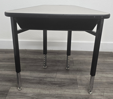 Load image into Gallery viewer, Triangular Open Front Student Desk, Gray Top (RF)
