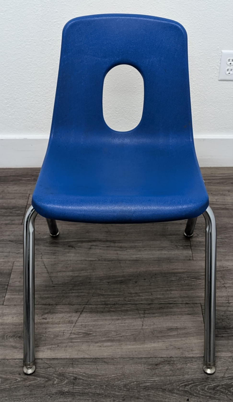 16 inch Academia Stack Student Chair, Royal Blue (RF)