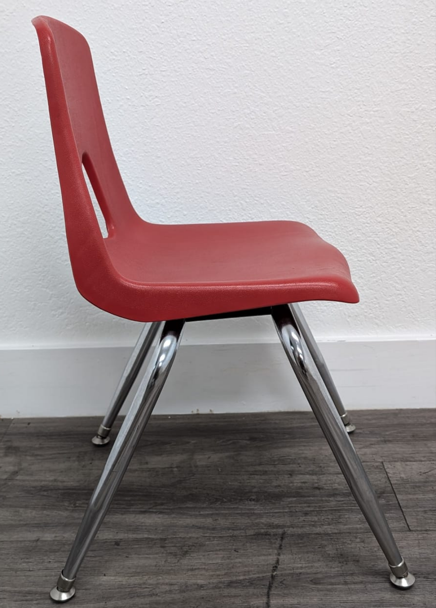 16 inch Stacking Student Chair, Burgundy (RF) – School Excess