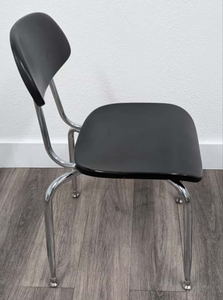 16 inch Stack Student Chair, Black (RF)