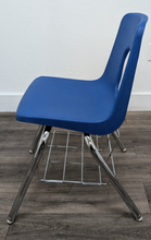 Load image into Gallery viewer, 18 inch Stack Student Chair w/ Book Rack, Royal Blue (RF)
