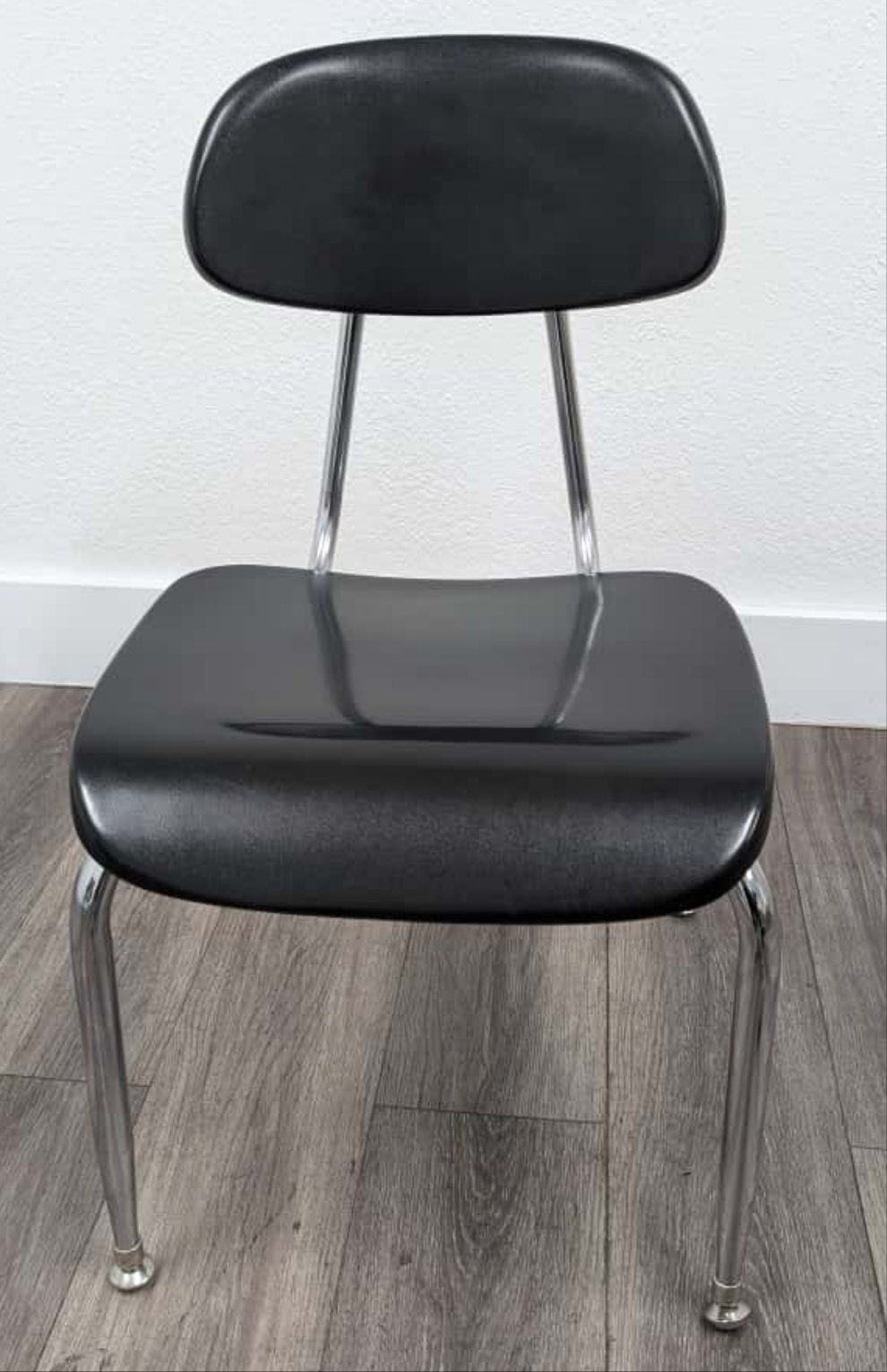 16 inch Stack Student Chair, Black (RF)