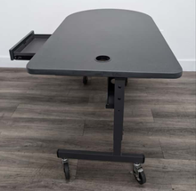 Load image into Gallery viewer, Teacher Desk - 30&quot;D x 60&quot;W, Gray Top, Black Frame (RF)
