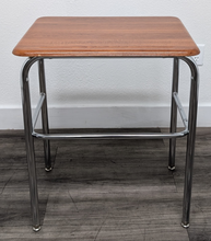 Load image into Gallery viewer, Academia Student Desk w/ Hard Plastic Wild Cherry Top, U Brace, No Book Box, Non Adjustable (RF)
