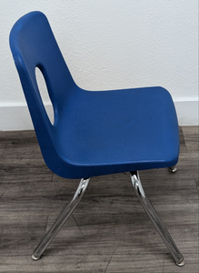 18 inch Academia Stack Student Chair, Royal Blue (RF)