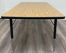 Load image into Gallery viewer, 36&quot; x 72&quot; Rectangle Activity Table, Adjustable Legs, Wood Grain Top (RF)
