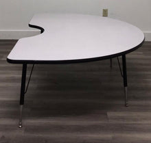 Load image into Gallery viewer, 48&quot; x 72&quot; Kidney Activity Table, Adjustable Legs, Gray Top (RF)
