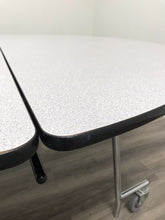 Load image into Gallery viewer, 60in Round Cafeteria Lunch Folding Table, Gray Top, Adult Size (RF)
