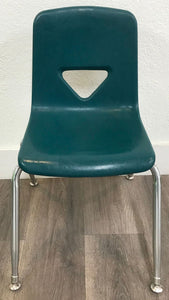 16 inch Stacking Student Chair, Green (RF)