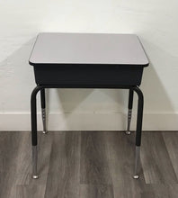 Load image into Gallery viewer, Open Front Student Desk, w/ NEW Replacement Gray Laminate Top (RF)
