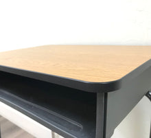 Load image into Gallery viewer, Open Front Student Desk, w/ NEW Replacement Wood Grain Top (RF)
