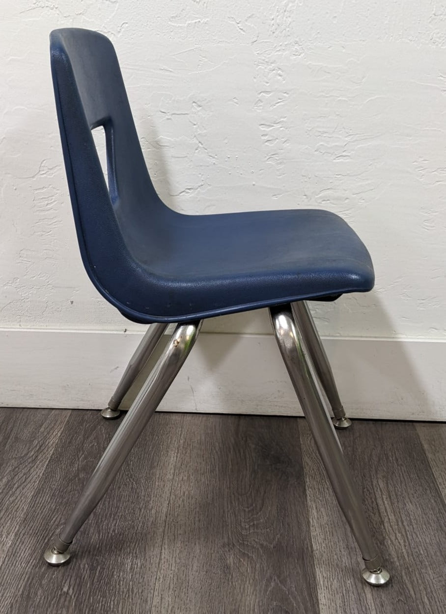 Dark Blue School Chair