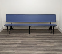 Load image into Gallery viewer, 8ft Mobile Convertible Bench Table, Blue, Adult Size (RF)
