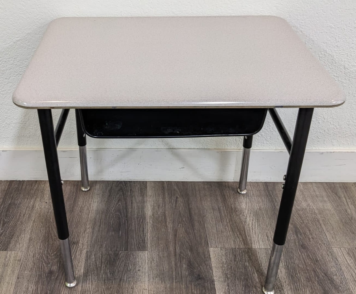 Artco Bell Uniflex 7SD4A6 - Student Desk, Adjustable, Gray Spectrum Ha ...