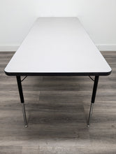 Load image into Gallery viewer, 30&quot; x 72&quot; Rectangle Activity Table, Adjustable Legs, Gray Top (RF)
