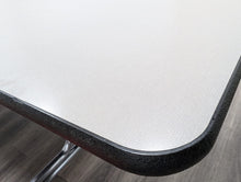 Load image into Gallery viewer, 12ft Cafeteria Lunch Table w/ Stool Seat, Gray Top, Red Seat, Adult Size (RF)
