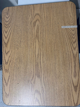 Load image into Gallery viewer, Open Front Student Desk, w/ NEW Replacement Wood Grain Top (RF)
