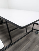 Load image into Gallery viewer, 12ft Cafeteria Lunch Table w/ Bench Seat, Gray, Adult Size (RF)
