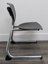 Load image into Gallery viewer, 17 inch Cantilever Sled Student Chair, Black (RF)
