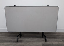 Load image into Gallery viewer, 60 inch x 61 inch Rectangle Cafeteria Lunch Folding Table, Gray Top, Adult Size (RF)
