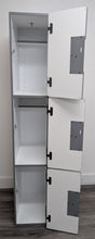 Load image into Gallery viewer, Ideal Lockers, Wooden, Blue, 3 Doors (MS)
