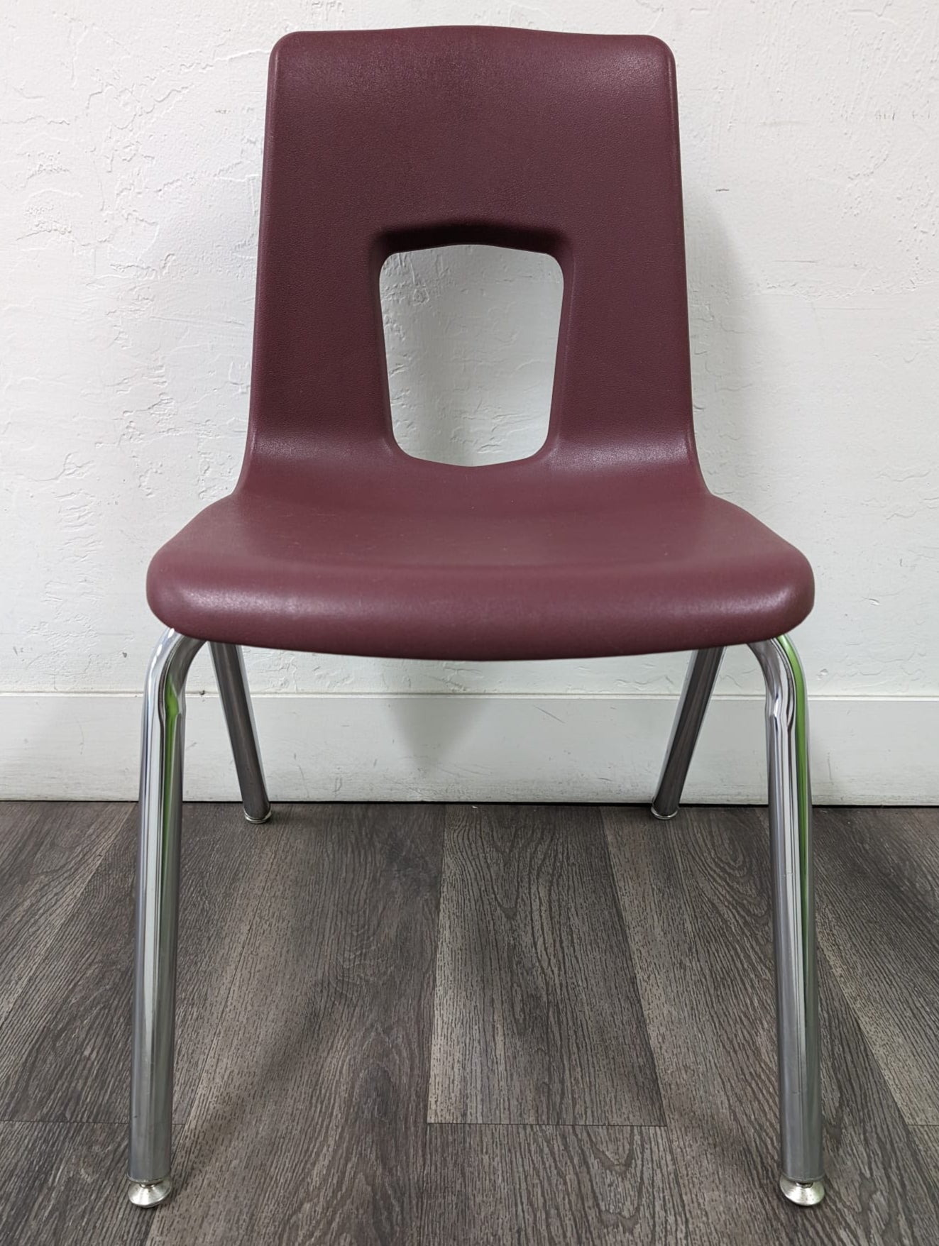 18 inch Artco Bell Uniflex Student Chair, Burgundy – School Excess