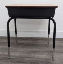 Load image into Gallery viewer, Open Front Student Desk, Wood Grain Top w/ Brown or Black Edge (RF)
