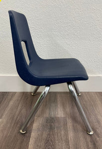 12 inch Artco Bell Uniflex Student Chair, Navy Blue (RF)