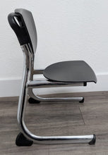Load image into Gallery viewer, 12.5 inch Cantilever Sled Student Chair, Black (RF)
