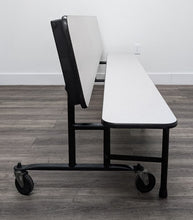 Load image into Gallery viewer, 8ft Mobile Convertible Bench Table, Gray, Adult Size (RF)

