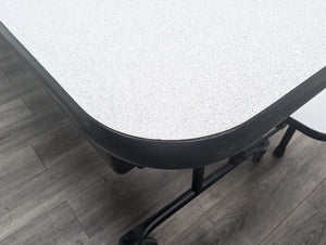 8ft Mobile Convertible Bench Table, Gray, Adult Size (RF)