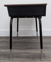 Load image into Gallery viewer, Open Front Student Desk, Wood Grain Top w/ Brown or Black Edge (RF)
