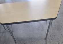 Load image into Gallery viewer, 58" x 26" Trapezoid Activity Table, Adjustable Legs, Maple Top (RF)
