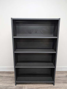 Single Sided Bookcase, L37 in x W12 in x H60 in, Wood, 4 Levels (RF)