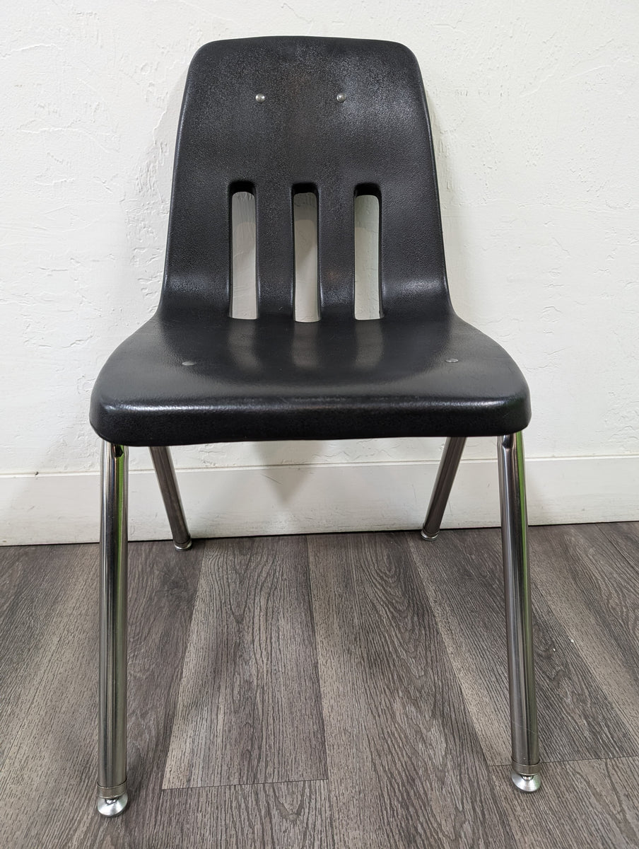 18 inch Virco 9000 Series Student Chair - Black – School Excess