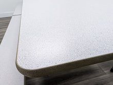 Load image into Gallery viewer, 12ft Cafeteria Lunch Table w/ Foldable Gray Nebula Top, Gray Nebula Bench Seat, Adult Size (RF)
