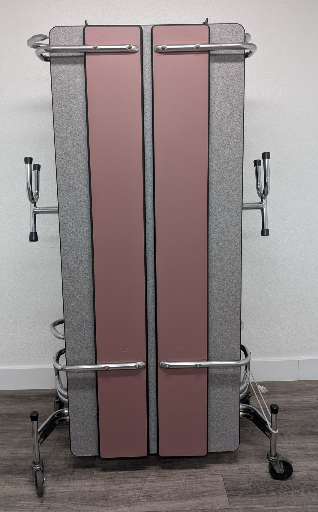 12ft Cafeteria Lunch Table w/ Foldable Bench Seat, Dark Gray Top, Burgundy Bench, Elementary Size (RF)