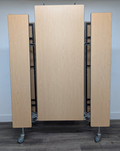 Load image into Gallery viewer, 12ft Cafeteria Lunch Table w/ Bench Seat, Light Oak Wood Grain, Adult Size (RF)
