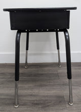 Load image into Gallery viewer, Open Front Student Desk, Wood Grain Top w/ Brown or Black Edge (RF)
