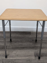 Load image into Gallery viewer, Virco Zuma Adjustable Student Study Open Front Desk w/ Oak Hard Plastic Top (RF)
