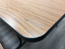 Load image into Gallery viewer, 12ft Cafeteria Lunch Table w/ Bench Seat, Oak Wood Grain, Adult Size (RF)
