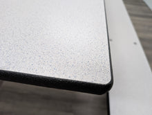 Load image into Gallery viewer, 12ft Cafeteria Lunch Table w/ Foldable Bench Seat, Dark Gray Top, Gray Bench, Adult Size (RF)
