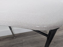 Load image into Gallery viewer, HON Trapezoid Adjustable Student Open Front Desk, Grey Frame w/ Hard Plastic Top (RF)
