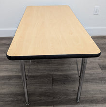 Load image into Gallery viewer, 24" x 48" Rectangle Activity Table, Adjustable Legs, Maple Top (RF)
